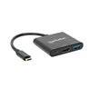 DOCKING USB,MANHATTAN,130622,-C  3 PTOS, HDMI, USB-C PD/USBV3.2