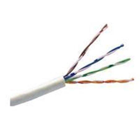 CABLE UTP SAXXON BLANCO CATEGORIA 6/ CCA/ BOBINA 305 MTS/ REDES/ VIDEO/4 PARES