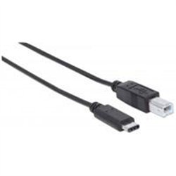 CABLE USB,MANHATTAN,354950,-C V2.0, C-B 2.0M NEGRO 480MBPS
