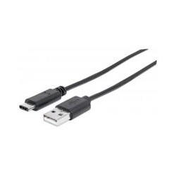 CABLE USB,MANHATTAN,354981,-C V3.1, C-A 3.0M NEGRO