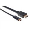 CABLE USB,MANHATTAN,152235,-C A HDMI M 1.0M 4K@30HZ, NEGRO