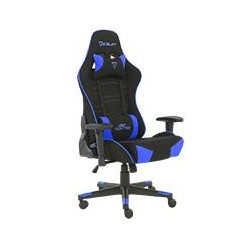 SILLA OCELOT GAMING OST-ELECTRIC BLUE / TELA AUTOMOTRIZ / BASE NYLON AJUSTABLE / DESCANSABRAZOS 1D / PISTON CLASE 4 / RECLINABLE