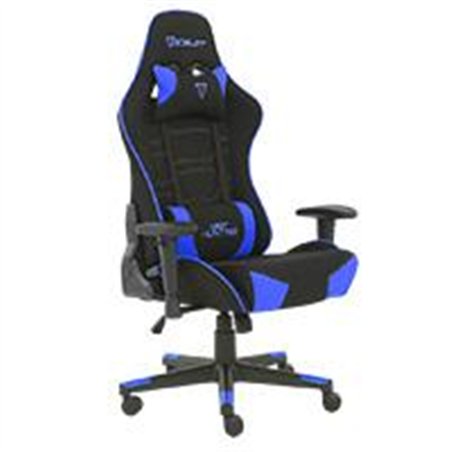 SILLA OCELOT GAMING OST-ELECTRIC BLUE / TELA AUTOMOTRIZ / BASE NYLON AJUSTABLE / DESCANSABRAZOS 1D / PISTON CLASE 4 / RECLINABLE