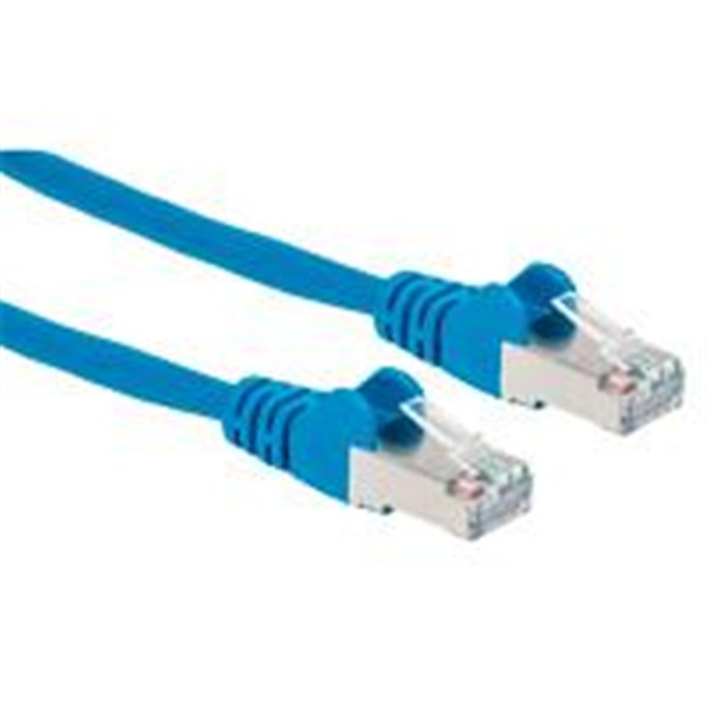 CABLE PATCH,INTELLINET,741477, CAT 6A,  0.9M( 3.0F) S/FTP AZUL