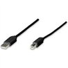 CABLE USB,MANHATTAN,342650, A-B 1.8M, NEGRO ECONOMICO