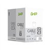 BOBINA DE CABLE UTP CAT5E GHIA CCA GRIS 100M 24 AWG 328FT CERTIFICACION CE / ROHS