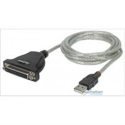CONVERTIDOR,MANHATTAN,336581, USB A PARALELO DB25