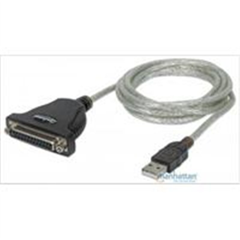 CONVERTIDOR,MANHATTAN,336581, USB A PARALELO DB25
