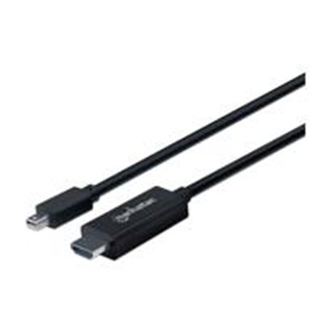 CABLE DISPLAYPORT,MANHATTAN,153232, MINI - HDMI 1080P  1.8M