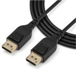 CABLE DE 2M DISPLAYPORT 1.4 - CERTIFICADO VESA - 8K@60HZ - HBR3 - HDR - CABLE DE PANTALLAS DP A DP - CABLE DISPLAYPORT DE 8K - S