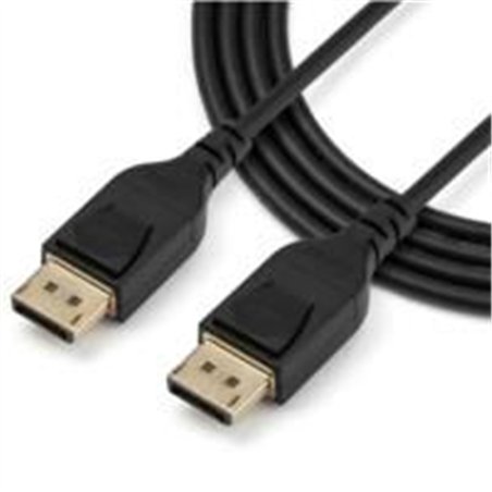 CABLE DE 2M DISPLAYPORT 1.4 - CERTIFICADO VESA - 8K@60HZ - HBR3 - HDR - CABLE DE PANTALLAS DP A DP - CABLE DISPLAYPORT DE 8K - S