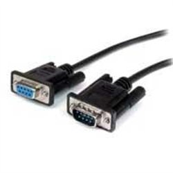 CABLE DE 1M DE EXTENSION DIRECTO STRAIGHT THROUGH SERIAL RS232 VIDEO PANTALLA EGA DB9 MACHO A HEMBRA - EXTENSOR NEGRO - STARTECH