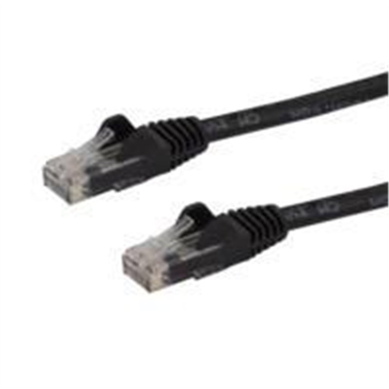 CABLE DE 1M DE RED ETHERNET SNAGLESS SIN ENGANCHES CAT 6 CAT6 GIGABIT - NEGRO - STARTECH.COM MOD. N6PATC1MBK