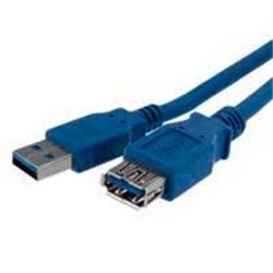 CABLE DE 1M DE EXTENSIN ALARGADOR PASIVO USB 3.0 SUPERSPEED - MACHO A HEMBRA USB A - EXTENSOR - AZUL - STARTECH.COM MOD. USB3SEX