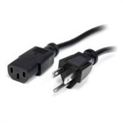 CABLE DE CORRIENTE DE 1.8M ESTANDAR DE ALIMENTACION PARA COMPUTADORA - 18 AWG - NEMA5-15P A C13 - 10A 125V - STARTECH.COM MOD. P