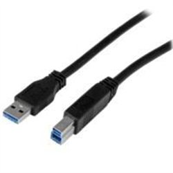 CABLE CERTIFICADO 2M USB 3.0 SUPER SPEED SS USB B MACHO A USB A MACHO ADAPTADOR PARA ESCNER IMPRESORA - NEGRO - STARTECH.COM MOD