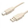 CABLE DE 1.8M USB 2.0 BEIGE - USB TIPO-A MACHO A USB-B MACHO PARA IMPRESORA - STARTECH.COM MOD. USBFAB6