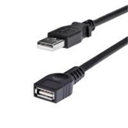 CABLE DE 1.8M DE EXTENSION USB 2.0 DE ALTA VELOCIDAD HI SPEED - MACHO A HEMBRA USB A - EXTENSOR - NEGRO - STARTECH.COM MOD. USBE