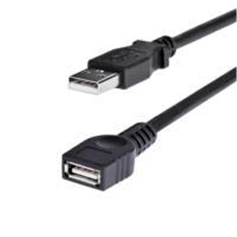 CABLE DE 1.8M DE EXTENSION USB 2.0 DE ALTA VELOCIDAD HI SPEED - MACHO A HEMBRA USB A - EXTENSOR - NEGRO - STARTECH.COM MOD. USBE