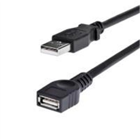CABLE DE 1.8M DE EXTENSION USB 2.0 DE ALTA VELOCIDAD HI SPEED - MACHO A HEMBRA USB A - EXTENSOR - NEGRO - STARTECH.COM MOD. USBE