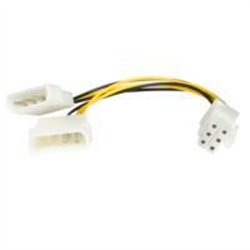 CABLE ADAPTADOR DE 15CM DE ALIMENTACION LP4 MOLEX A PCI EXPRESS DE 6 PINES PARA TARJETA DE VIDEO - STARTECH.COM MOD. LP4PCIEXADA