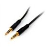 CABLE DE AUDIO DE 91CM DELGADO SLIM - AUDIO ESTEREO MINI JACK PLUG 3.5MM - MACHO A MACHO - STARTECH.COM MOD. MU3MMS