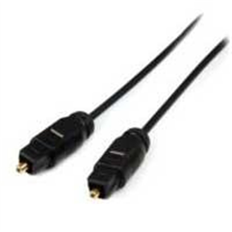 CABLE DE 3M TOSLINK AUDIO DIGITAL OPTICO SPDIF DELGADO - NEGRO - STARTECH.COM MOD. THINTOS10