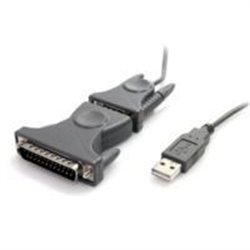 CABLE ADAPTADOR DE 91CM USB-A A 1 PUERTO SERIE RS232 - ADAPTADOR SERIAL - 1X DB9 DB25 - 1X USB A - STARTECH.COM MOD. ICUSB232DB2