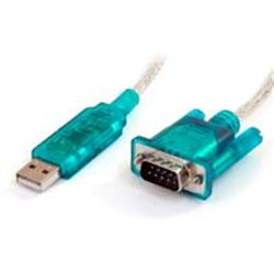 CABLE ADAPTADOR DE 0.9M USB A PUERTO SERIE SERIAL RS232  PC MAC® LINUX - 1X DB9 MACHO - 1X USB A MACHO - STARTECH.COM MOD. ICUSB