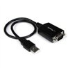 CABLE ADAPTADOR DE 0.3M USB A PUERTO SERIE SERIAL RS232 CON RETENCIN DEL PUERTO DE ASIGNACIN COM - 1X DB9 MACHO - 1X USB A MACHO