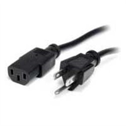 CABLE DE CORRIENTE DE 3M ESTANDAR DE ALIMENTACION PARA COMPUTADORA - 18 AWG - NEMA5-15P A C13 - 10A 125V - STARTECH.COM MOD. PXT