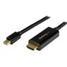 CABLE ADAPTADOR DE 3M MINI DISPLAYPORT A HDMI - 4K 30HZ - ULTRAHD - CABLE CON ADAPTADOR INCLUIDO - NEGRO - STARTECH.COM MOD. MDP