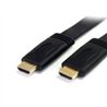 CABLE HDMI DE 3M PLANO DE ALTA VELOCIDAD CON ETHERNET -2X HDMI MACHO - ULTRA HD 4K X 2K - NEGRO - STARTECH.COM MOD. HDMIMM10FL