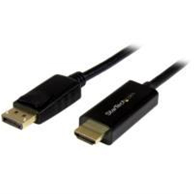 CABLE ADAPTADOR DE 3M DISPLAYPORT A HDMI - 4K 30HZ - CABLE CONVERTIDOR DP A HDMI ULTRA HD - NEGRO - STARTECH.COM MOD. DP2HDMM3MB