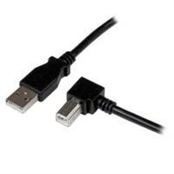 CABLE ADAPTADOR USB DE 1M PARA IMPRESORA ACODADO - 1X USB A MACHO - 1X USB B MACHO EN ANGULO DERECHO - STARTECH.COM MOD. USBAB1M