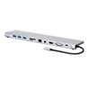 DOCKING USB,MANHATTAN,130578,-C 11 PTOS, HDMI/MINI DP/VGA, USB-C PD/3XUSBV3.2, RED/AUDIO/SD/MICRO SD