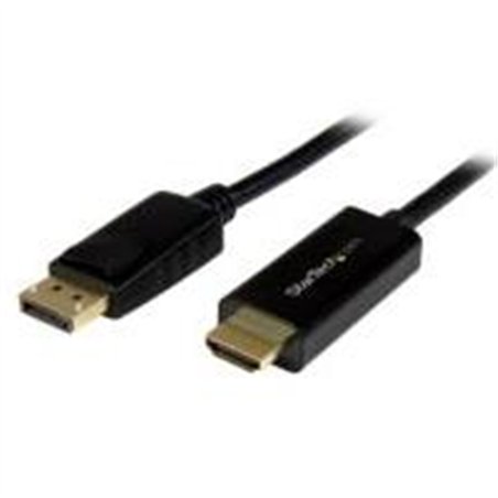 CABLE ADAPTADOR DE 2M DISPLAYPORT A HDMI - COLOR NEGRO - ULTRA HD 4K - STARTECH.COM MOD. DP2HDMM2MB