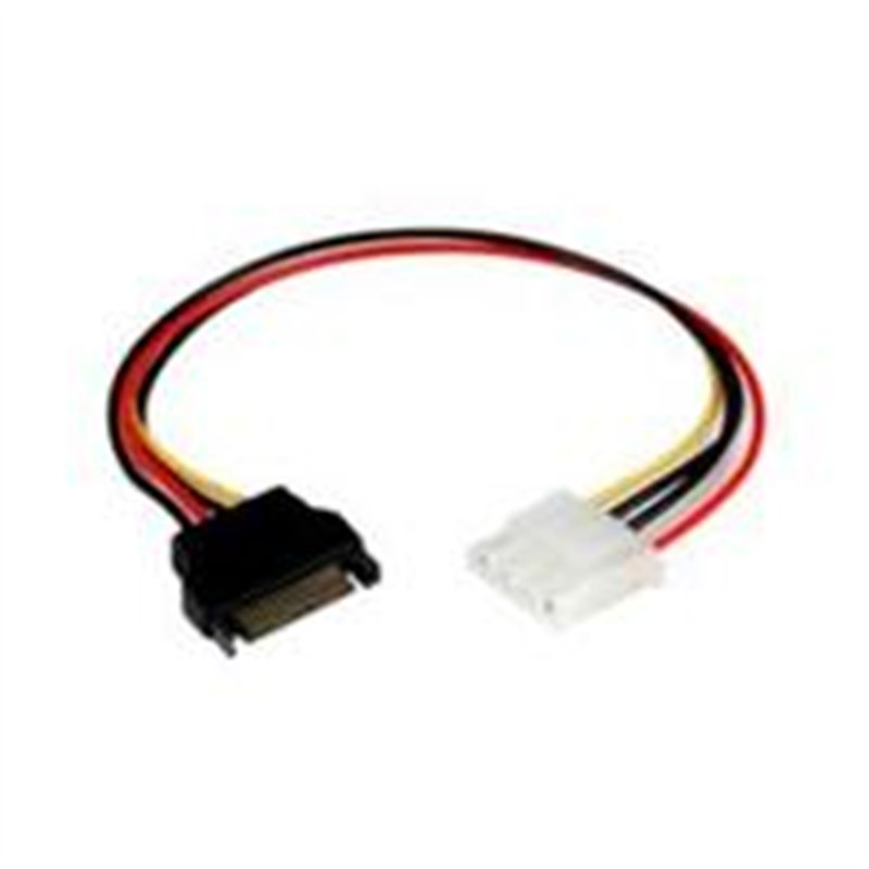 CABLE ADAPTADOR DE 30CM CONVERTIDOR DE 4 PINES A SATA - HEMBRA LP4 A MACHO SATA ALIMENTACIN CORRIENTE - CONVERSOR - STARTECH.COM