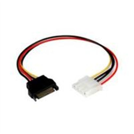 CABLE ADAPTADOR DE 30CM CONVERTIDOR DE 4 PINES A SATA - HEMBRA LP4 A MACHO SATA ALIMENTACIN CORRIENTE - CONVERSOR - STARTECH.COM