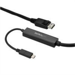 CABLE ADAPTADOR DE 3M USB-C A DISPLAYPORT 4K 60HZ - NEGRO - CABLE USB TIPO C A DP - CABLE DE VIDEO USBC - STARTECH.COM MOD. CDP2