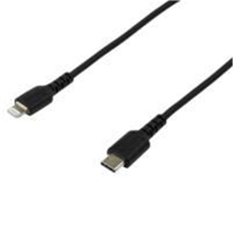 CABLE DE CARGA DE 2M USB-C A LIGHTNING - COLOR NEGRO - CABLE USB DE CARGA Y ALTA RESISTENCIA - CERTIFICADO MFI APPLE - STARTECH.