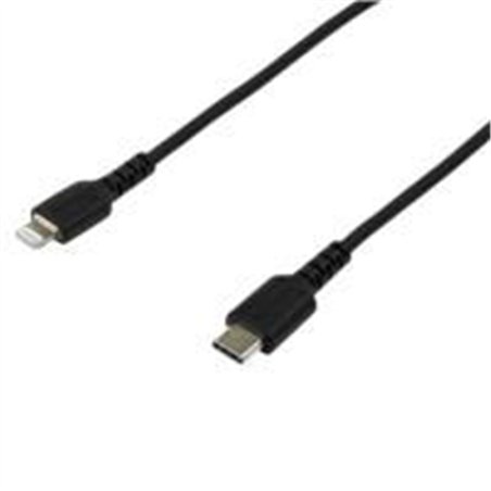 CABLE DE CARGA DE 2M USB-C A LIGHTNING - COLOR NEGRO - CABLE USB DE CARGA Y ALTA RESISTENCIA - CERTIFICADO MFI APPLE - STARTECH.