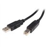 CABLE USB DE 3M PARA IMPRESORA - 1X USB A MACHO - 1X USB B MACHO - ADAPTADOR NEGRO - STARTECH.COM MOD. USB2HAB3M