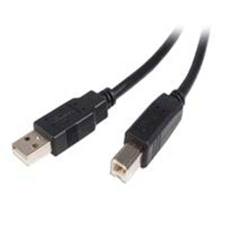 CABLE USB DE 5M PARA IMPRESORA - 1X USB A MACHO - 1X USB B MACHO - ADAPTADOR NEGRO - STARTECH.COM MOD. USB2HAB5M
