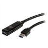 CABLE EXTENSOR ALARGADOR USB 3.0 SUPERSPEED ACTIVO DE 3M - USB A MACHO A HEMBRA - NEGRO - STARTECH.COM MOD. USB3AAEXT3M