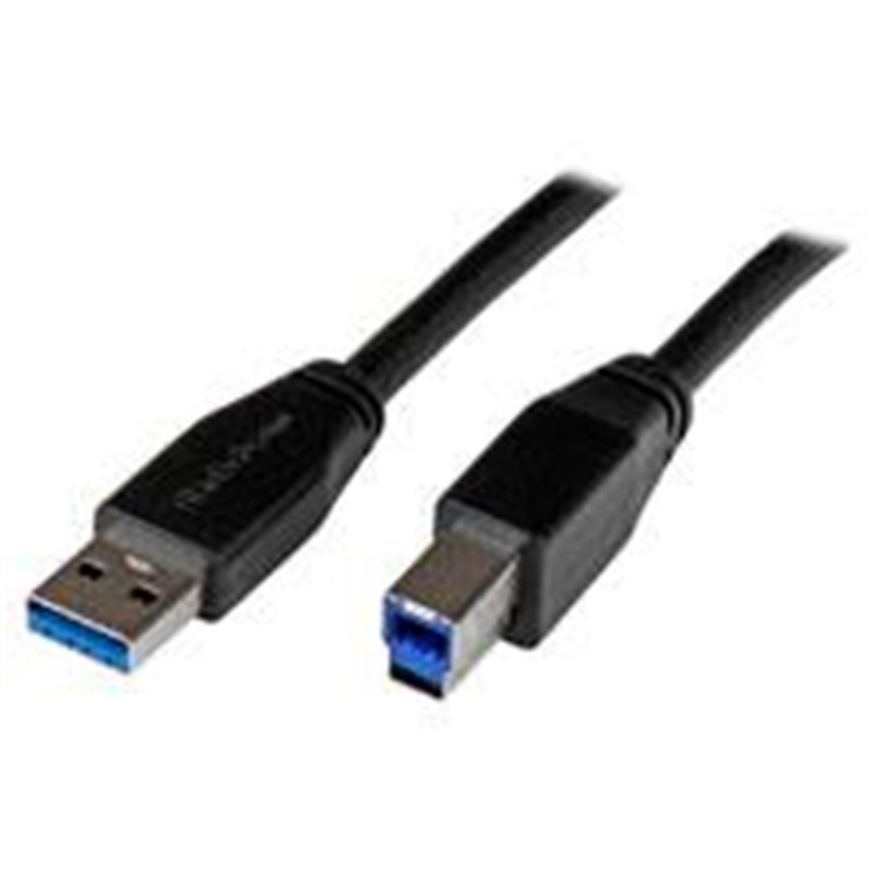 CABLE ACTIVO USB 3.0 SUPERSPEED DE 10 METROS - A MACHO A B MACHO - USB 3.1 GEN 1 5GBPS - STARTECH.COM MOD. USB3SAB10M
