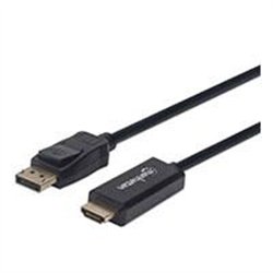 CABLE DISPLAYPORT ,MANHATTAN,152662,- HDMI M-M 1080P 1.0M
