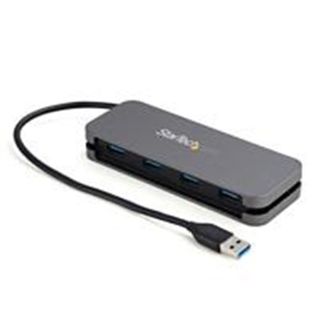HUB USB 3.0 DE 4 PUERTOS USB-A - HUB USB TIPO A PARA LAPTOP/PC, 5GBPS, ALIMENTADO POR BUS USB, CABLE DE 28CM Y GESTOR DE CABLE -