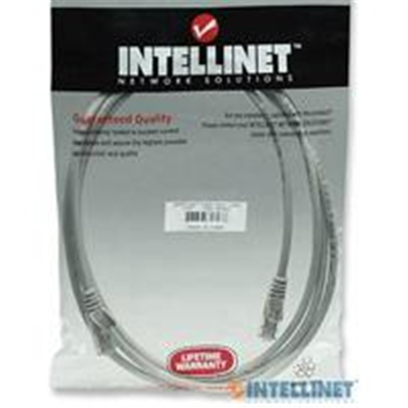 CABLE PATCH,INTELLINET,319867, 7.6M25.0F CAT 5E UTP GRIS
