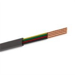 BOBINA CONDUMEX CABLE PLANO FOVAL 4 HILOS 305 MTS COLOR MARFIL MULTIFILAR CAL. 26